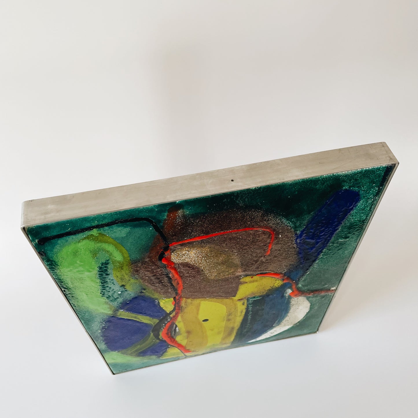 Abstract Enamel Painting