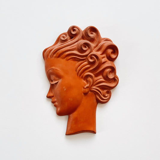 Art Deco Teracotta Wall Mask