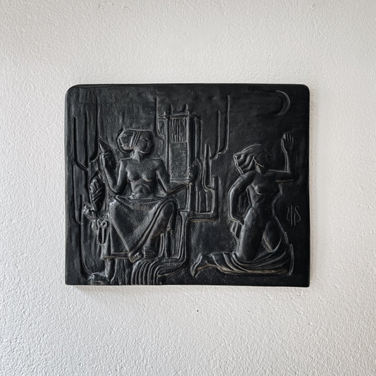 Cast Iron Wall Relief