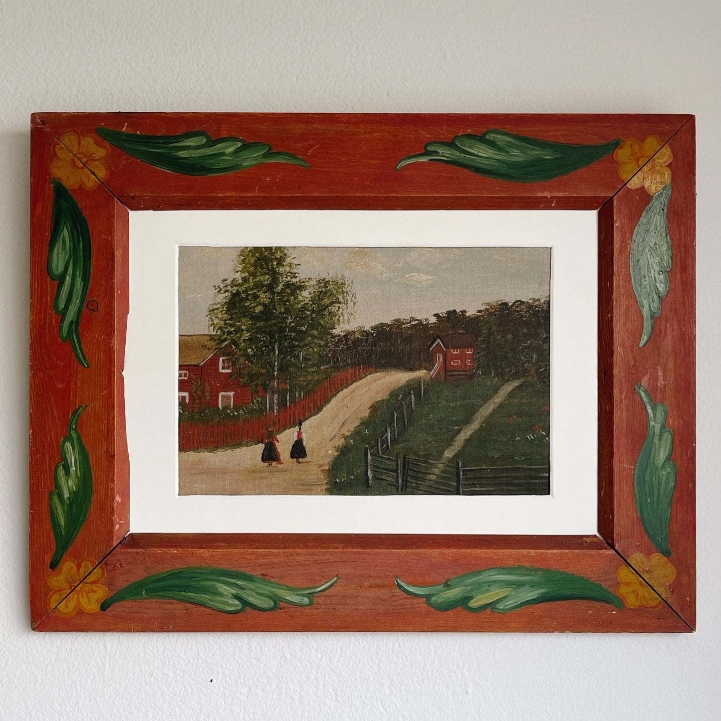 Antique Allmoge Painting