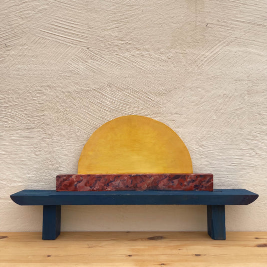 Vintage Wooden Rising Sun