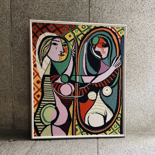 Handembroidered Picasso Reproduction