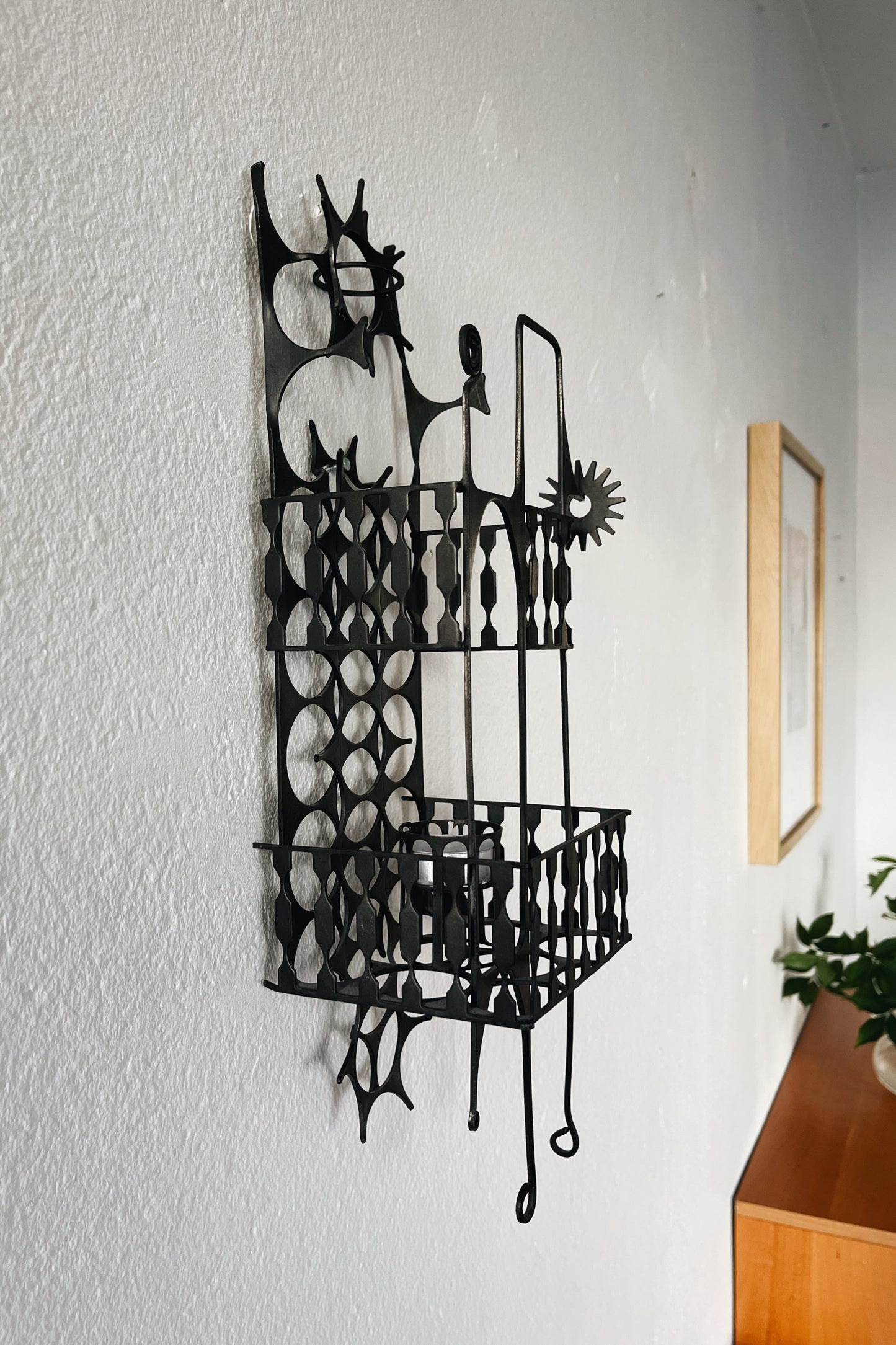 Brutalist Candle Sconce