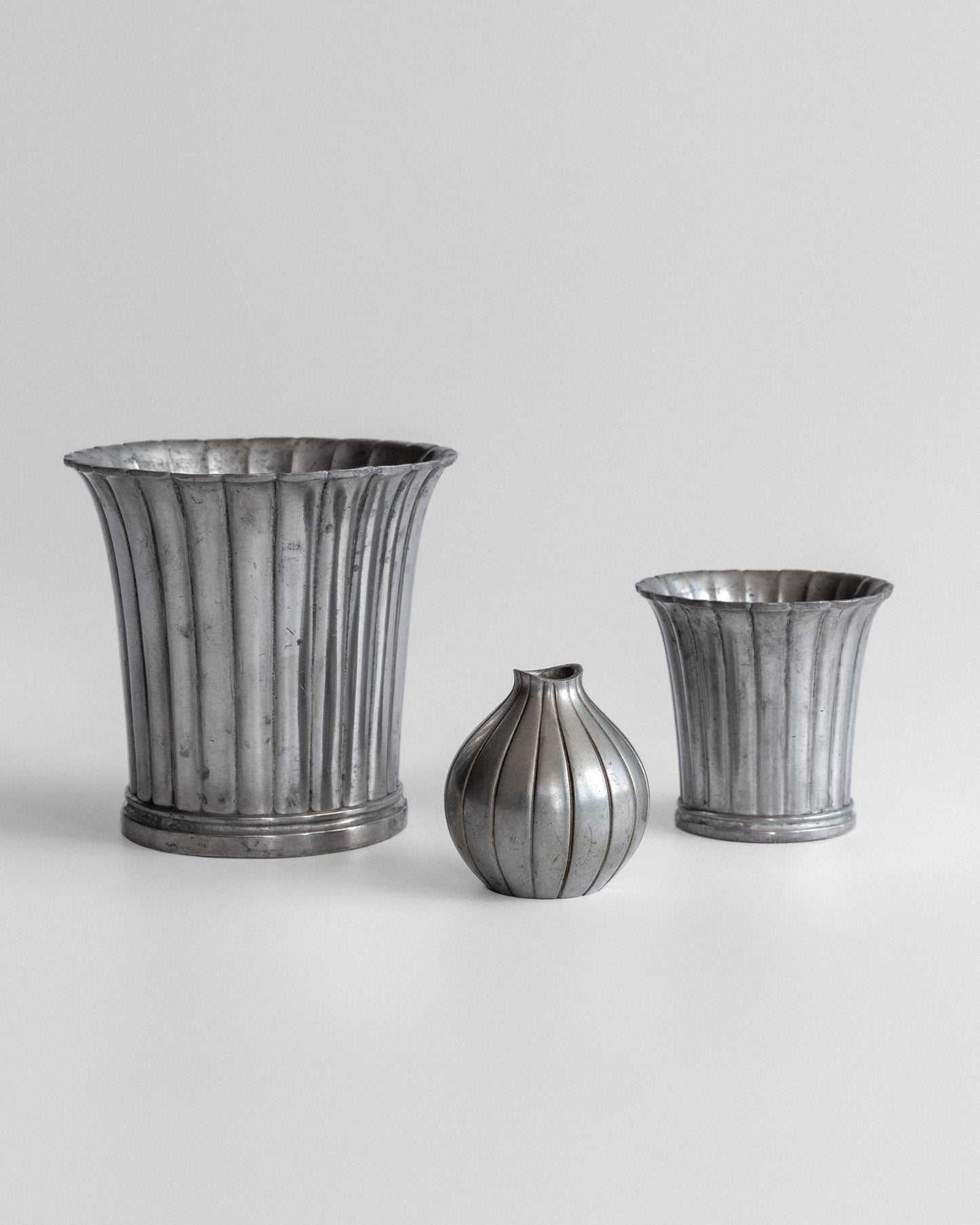 Just Andersen Pewter Vases