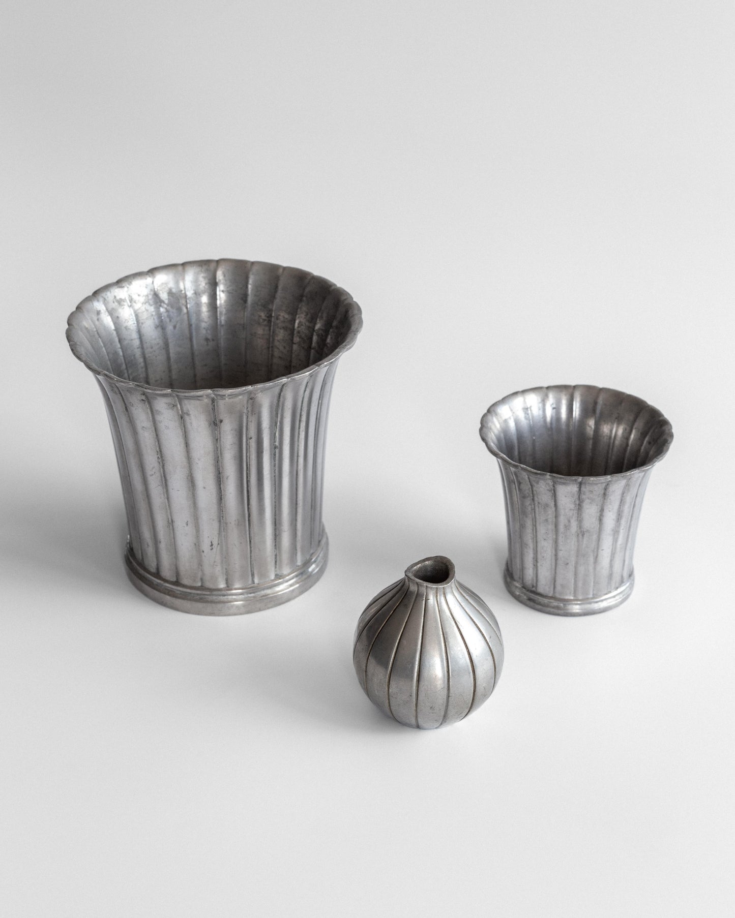 Just Andersen Pewter Vases