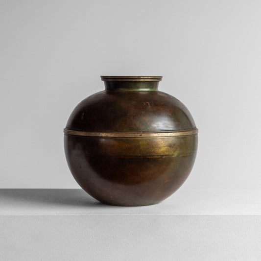 Spherical Metal Vase