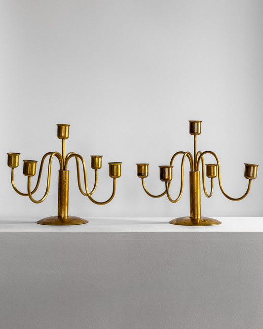 Brass Candelabras