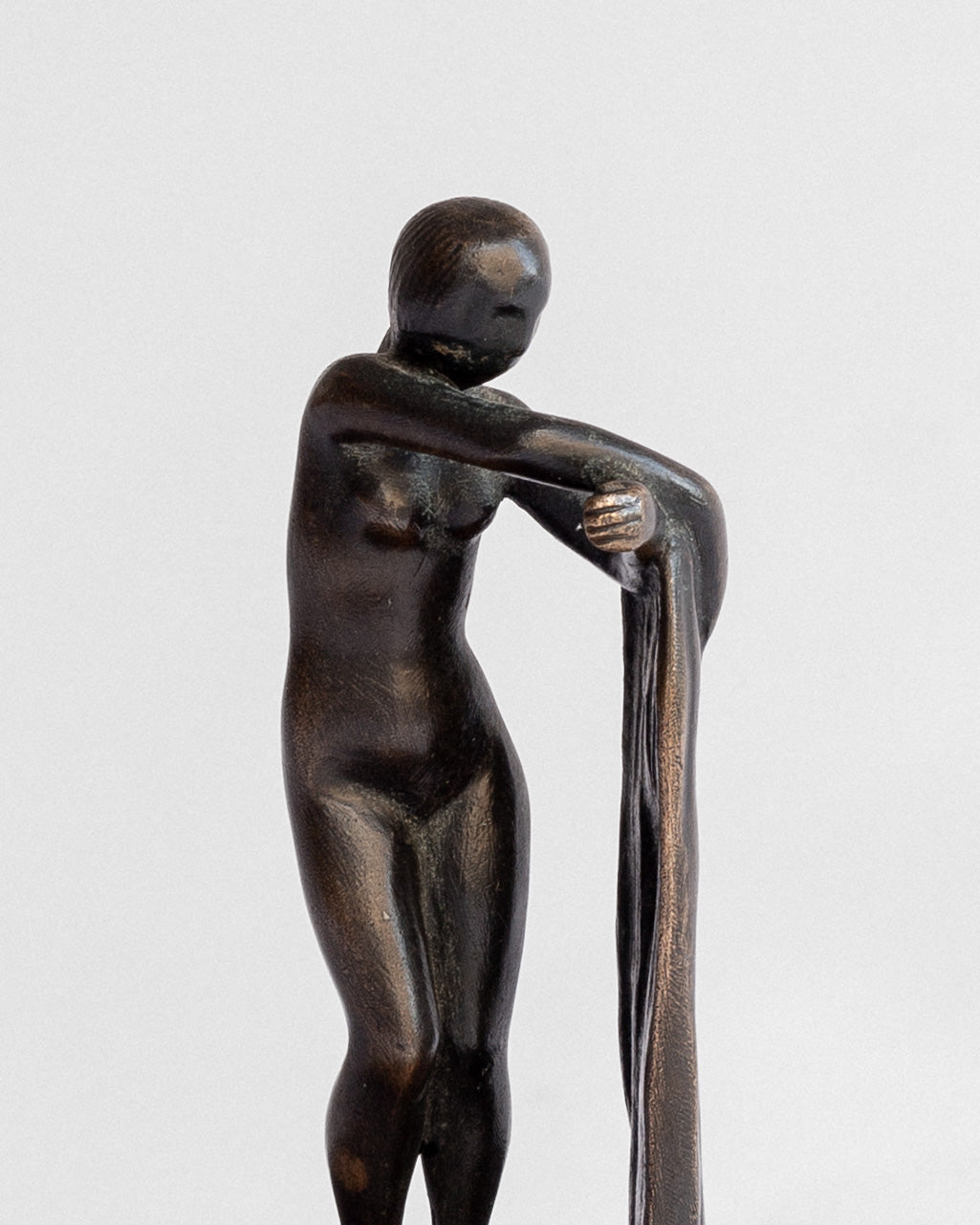 Bronze Dish with Sculpture