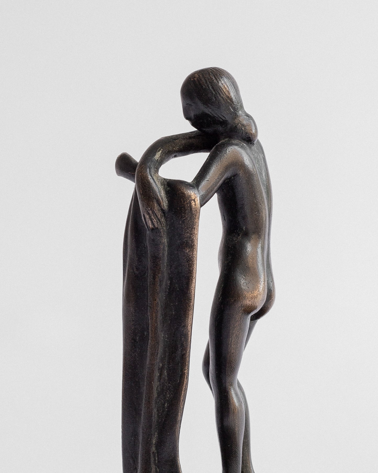Bronze Dish with Sculpture