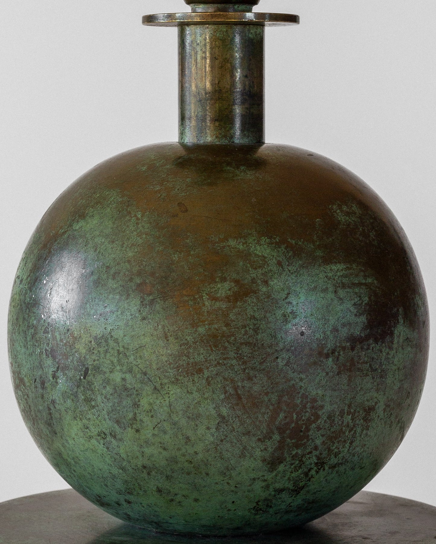 Patinated Bronze Table Lamp