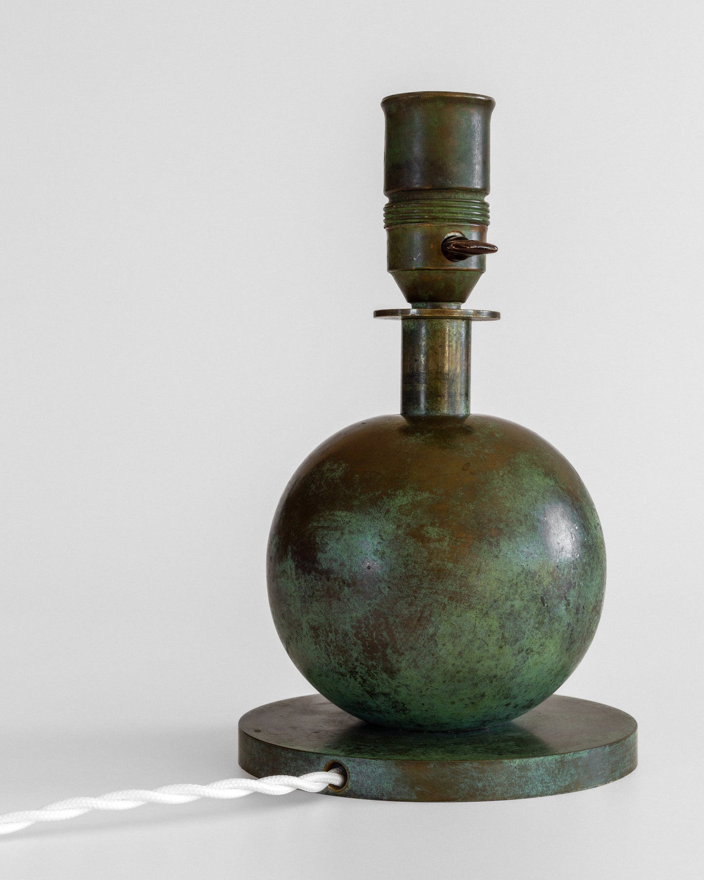 Patinated Bronze Table Lamp