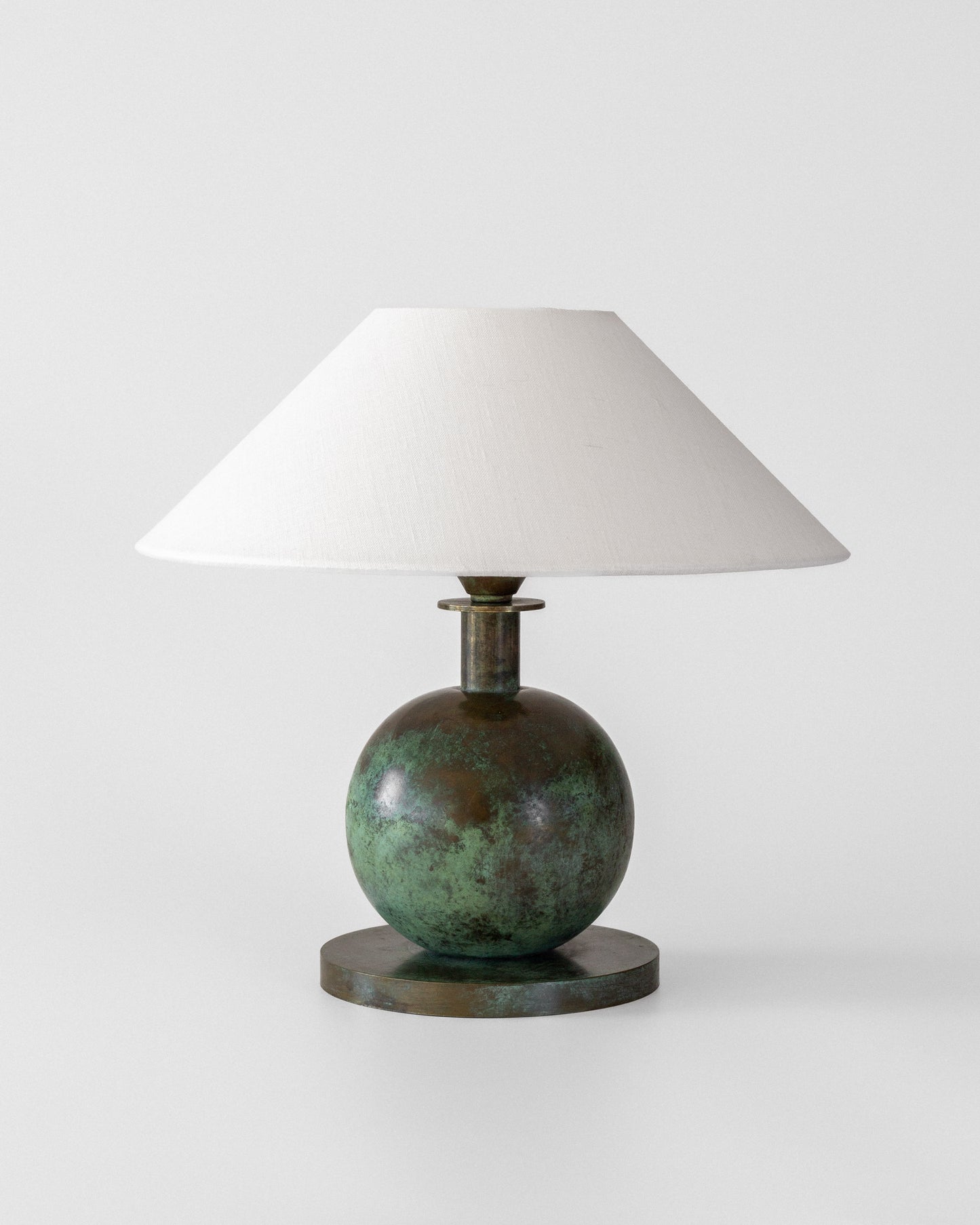 Patinated Bronze Table Lamp
