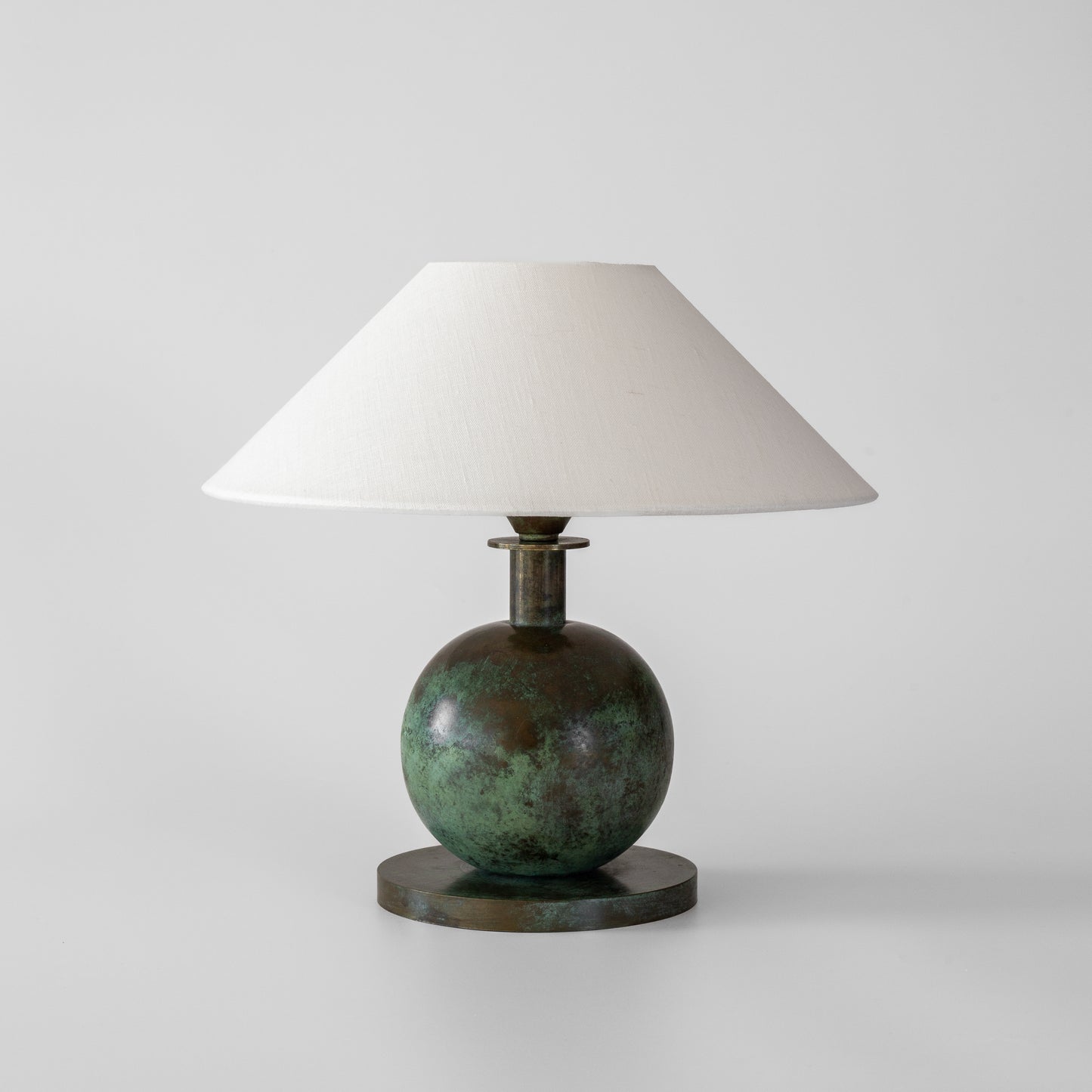 Patinated Bronze Table Lamp