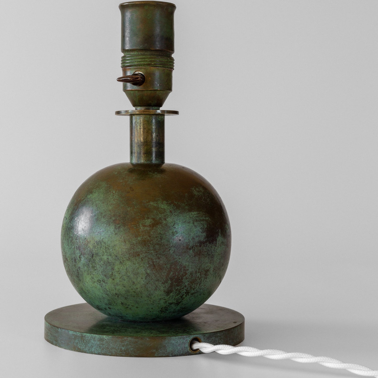 Patinated Bronze Table Lamp