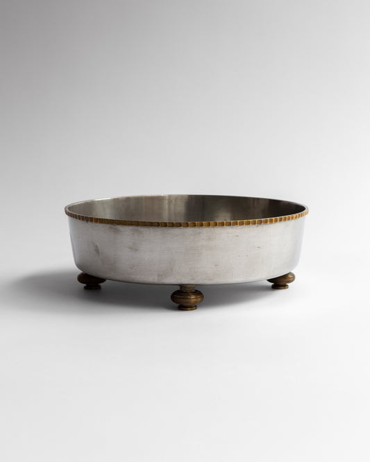 Pewter and Brass Bowl