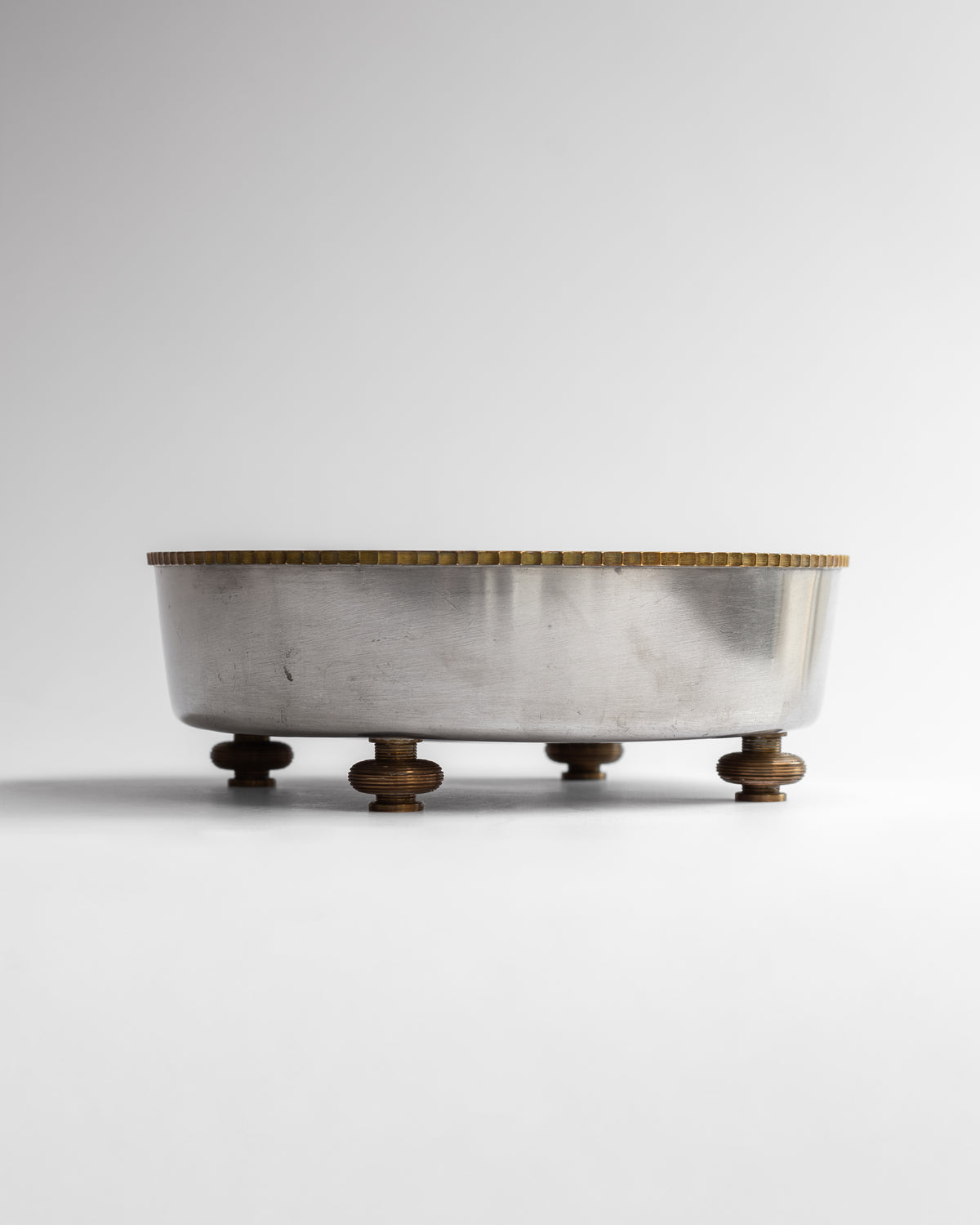 Pewter and Brass Bowl
