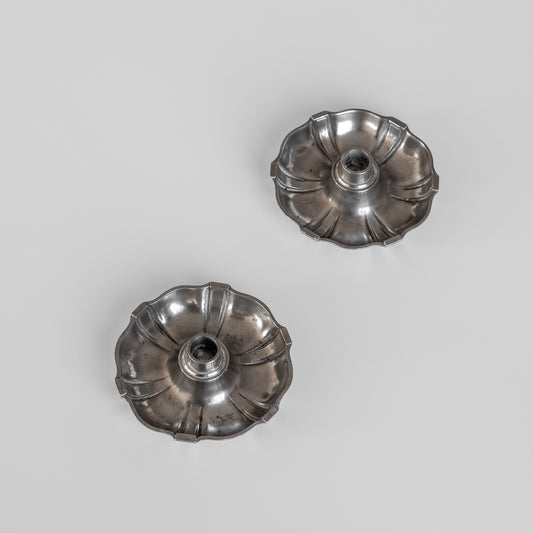 Pewter Candlesticks
