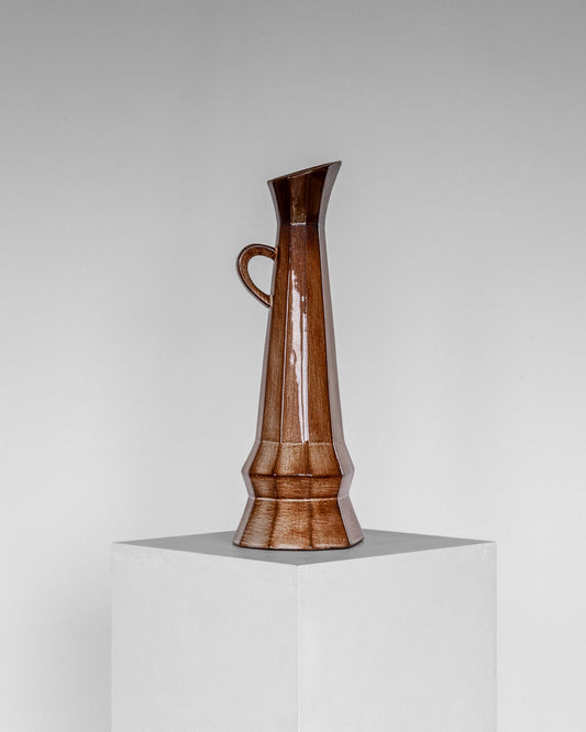 Cubist Ceramic Pitcher