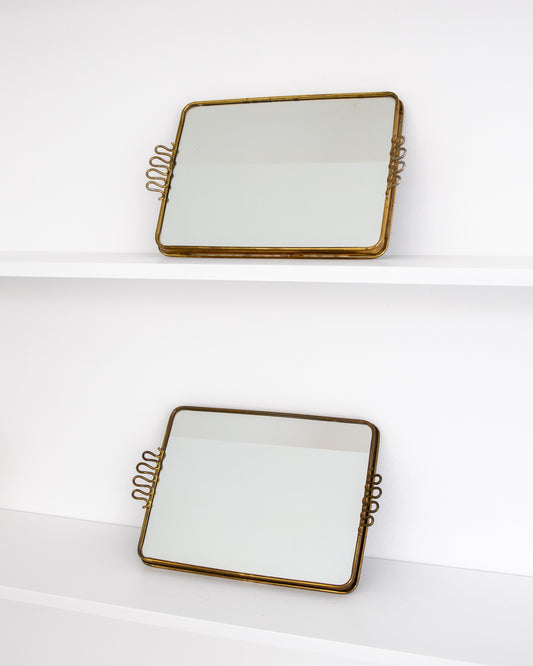 Pair of Mirrored Plateaus
