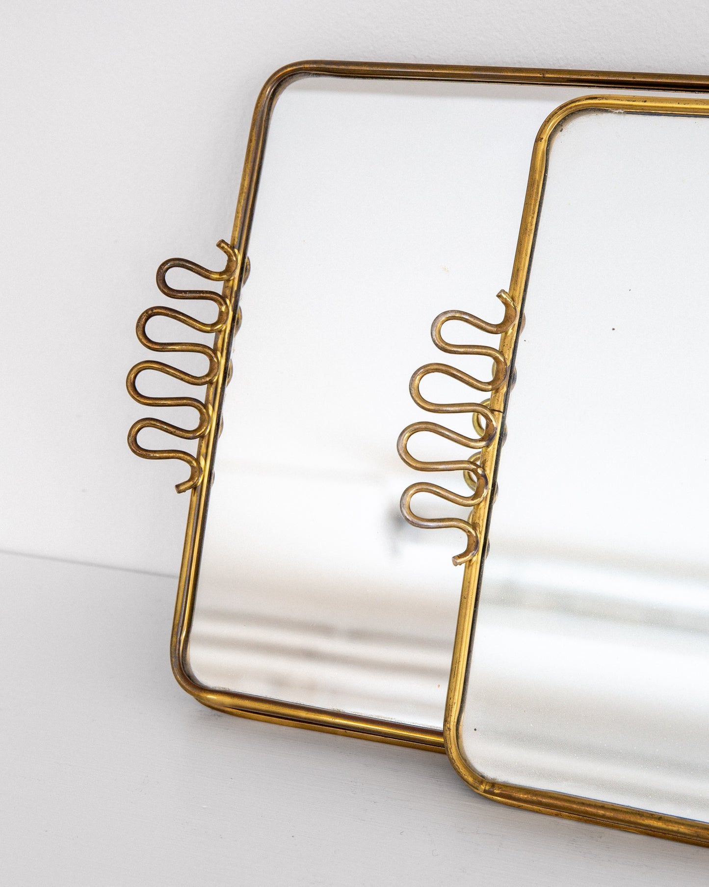 Pair of Mirrored Plateaus