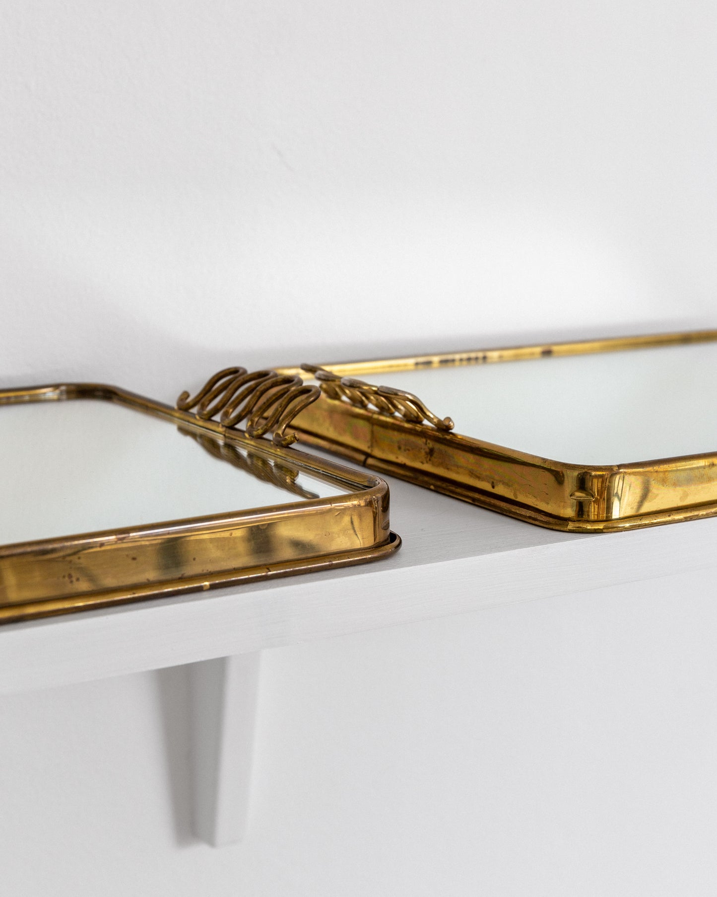Pair of Mirrored Plateaus