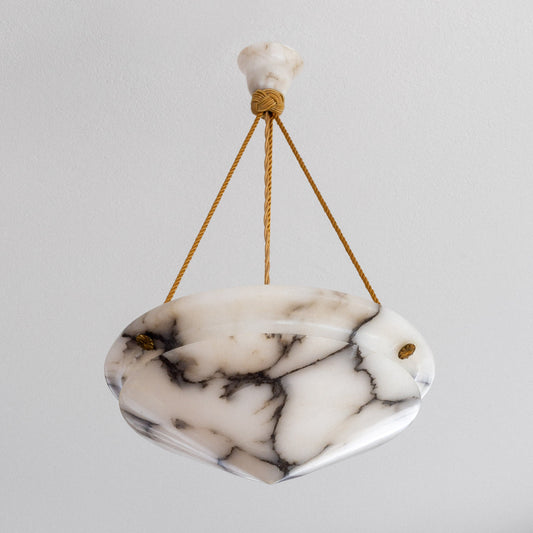 Diamond Alabaster Pendant