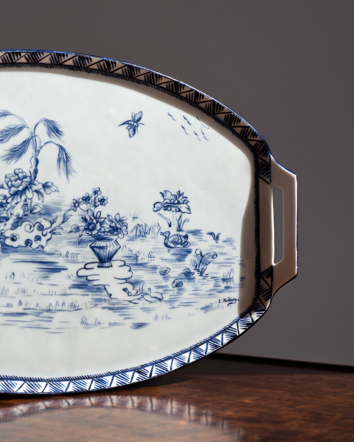 Antique Faiance Tray