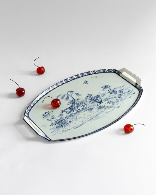 Antique Faiance Tray