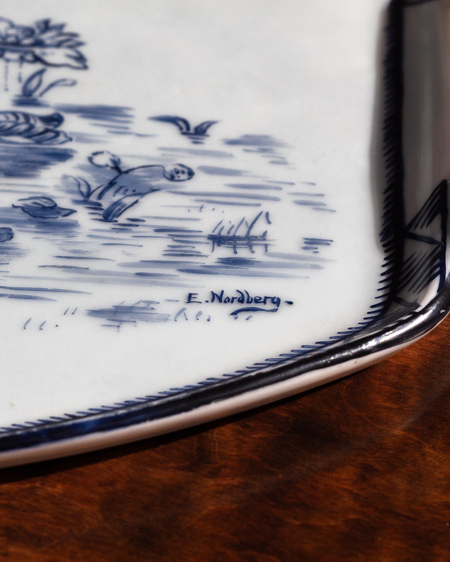 Antique Faiance Tray