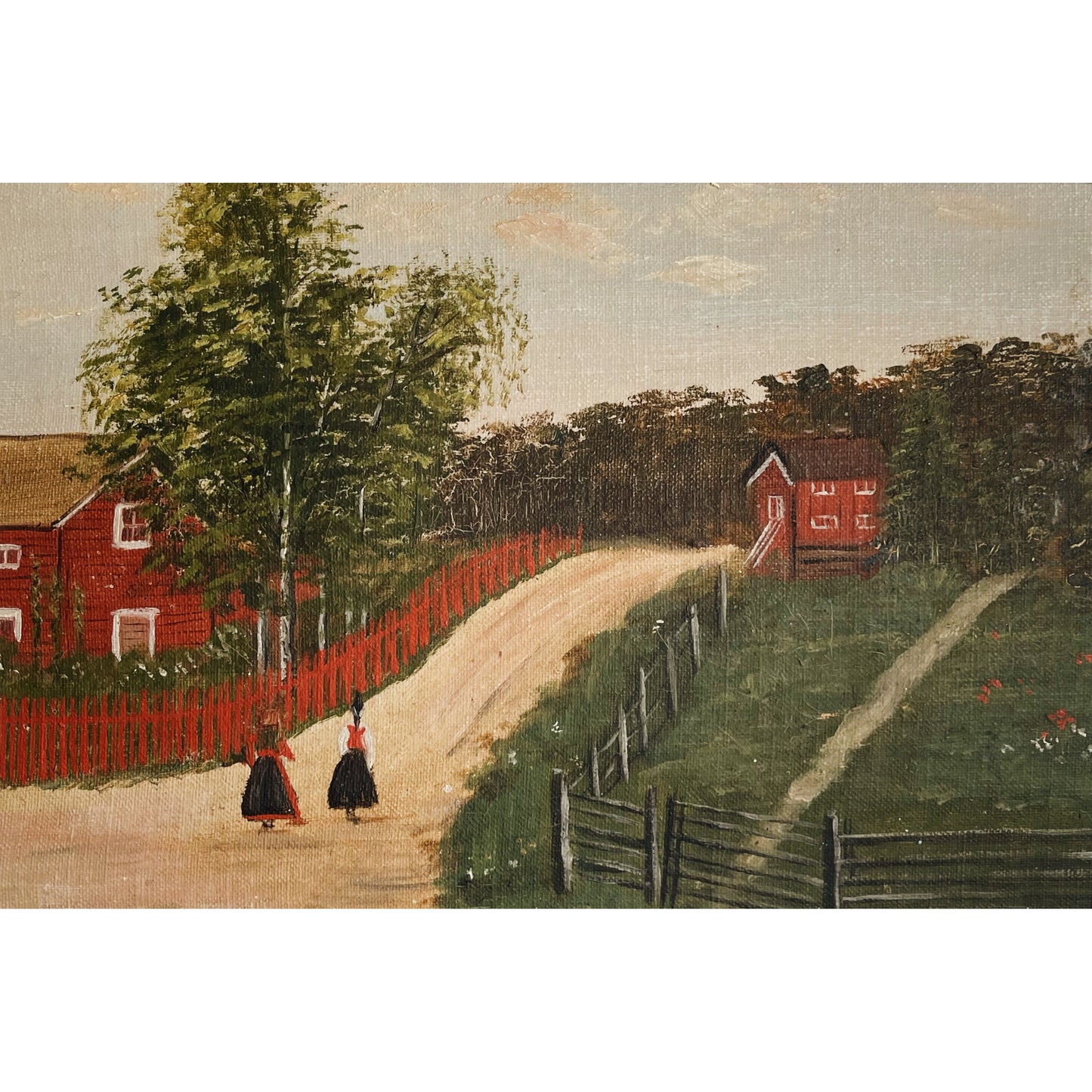 Antique Allmoge Painting