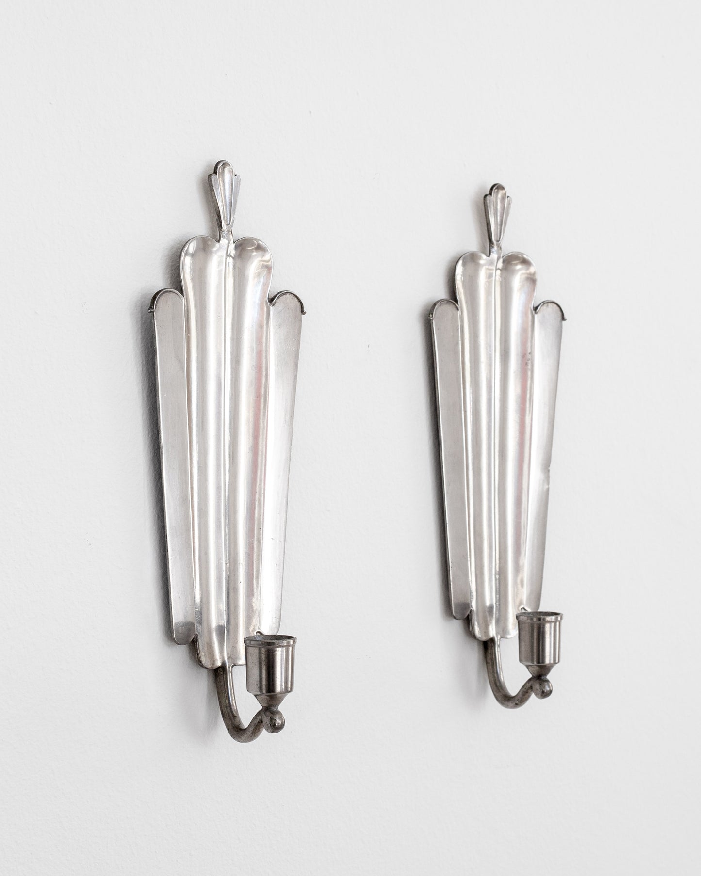 Pewter Candle Sconces