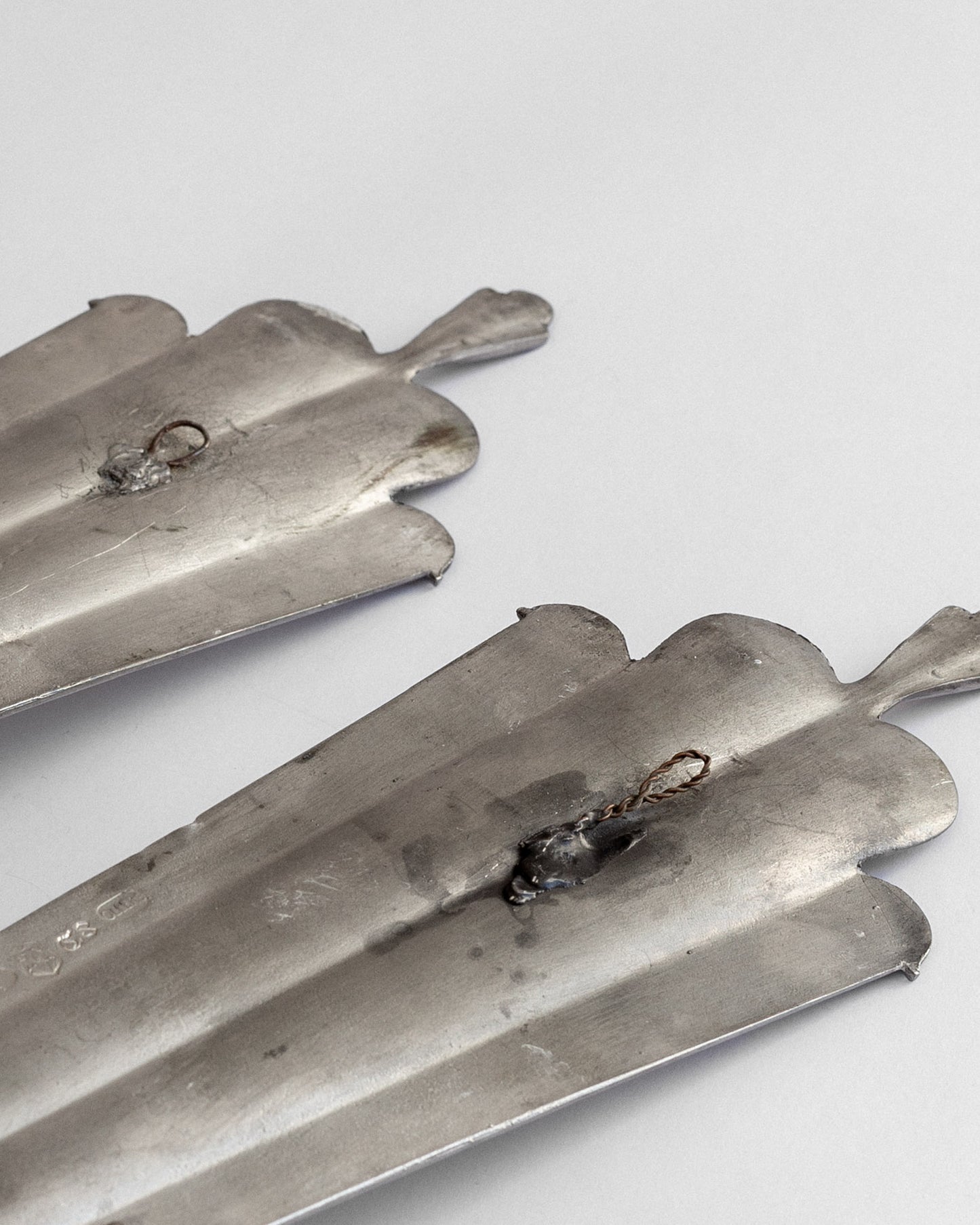 Pewter Candle Sconces
