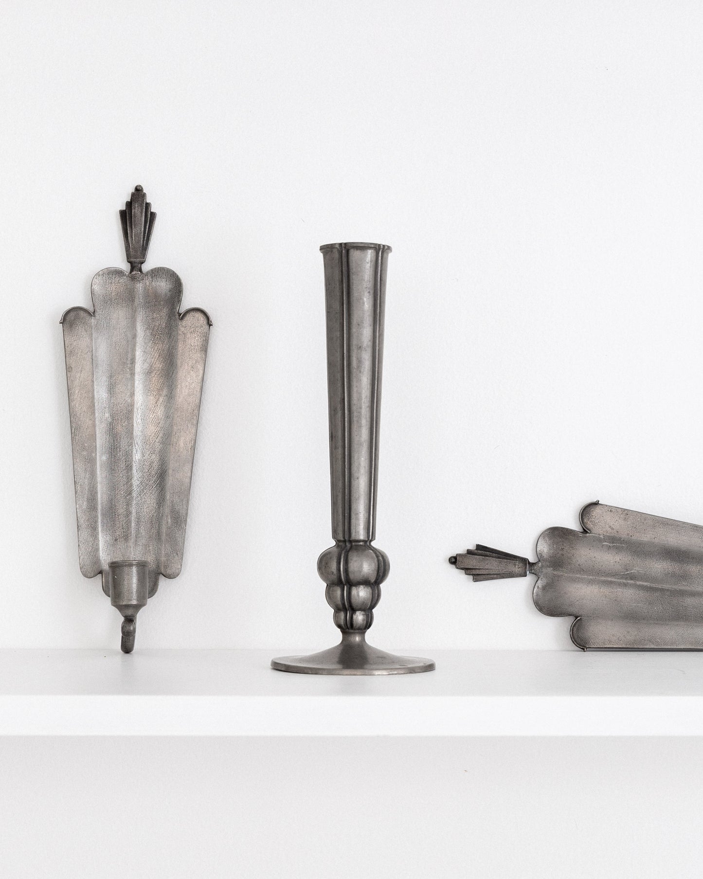 Edvin Ollers Pewter Vase