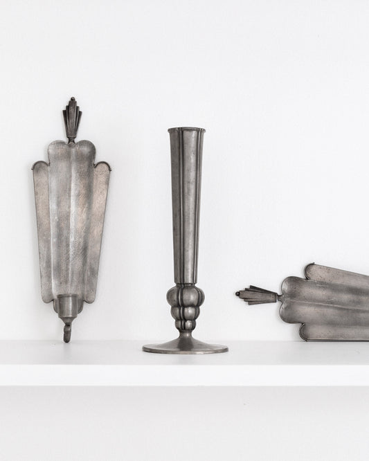 Edvin Ollers Pewter Vase