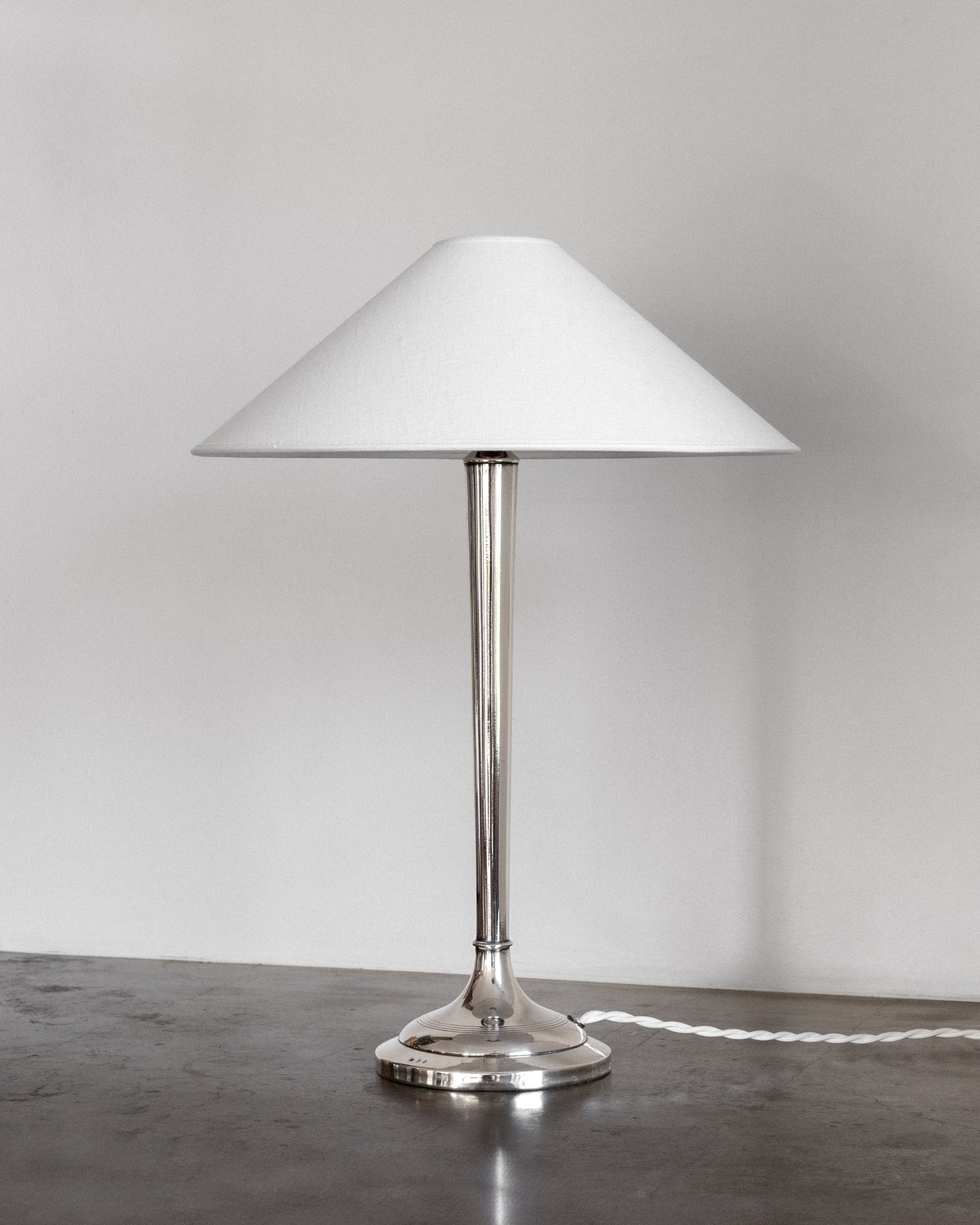 Silver-Plated Table Lamp