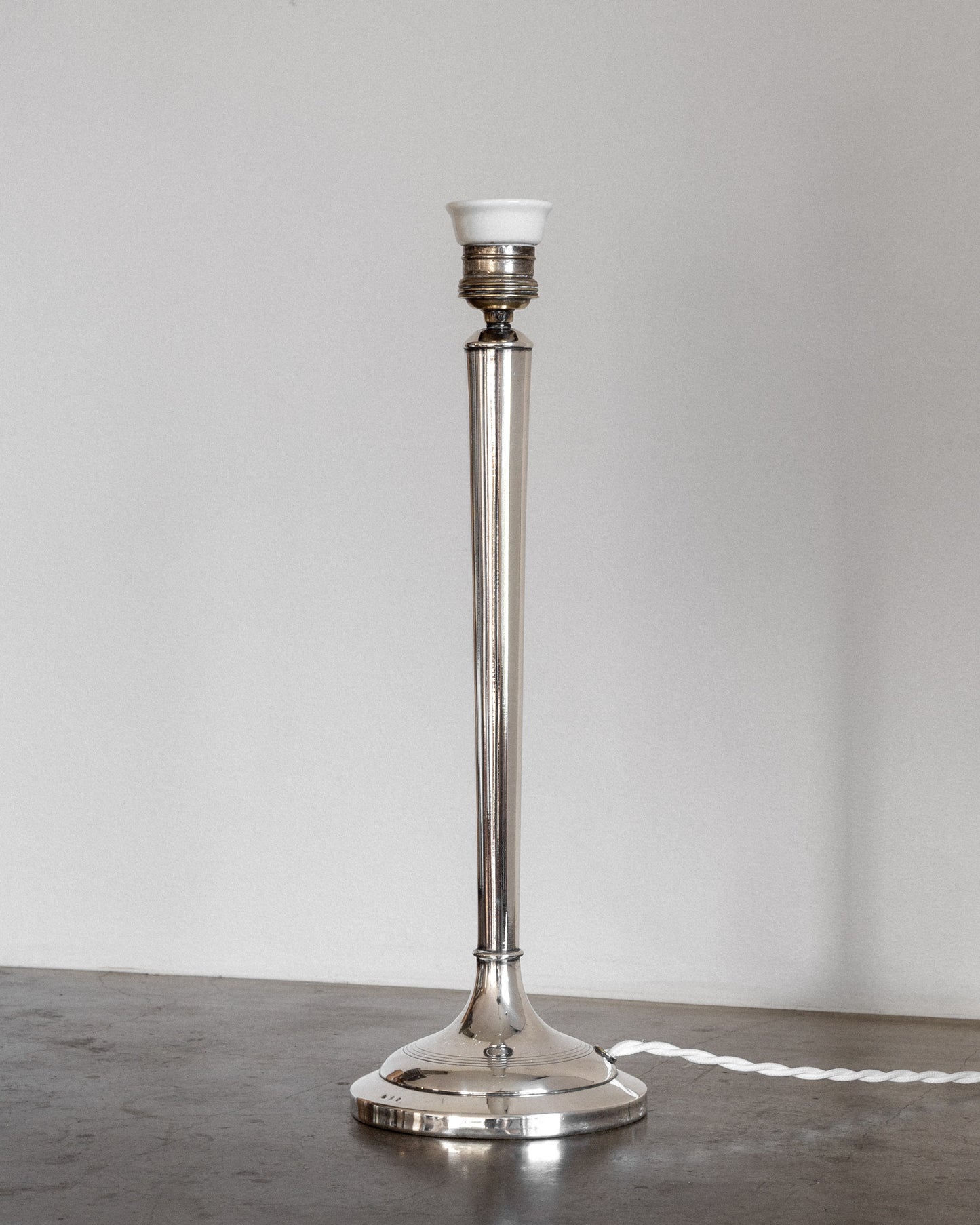 Silver-Plated Table Lamp