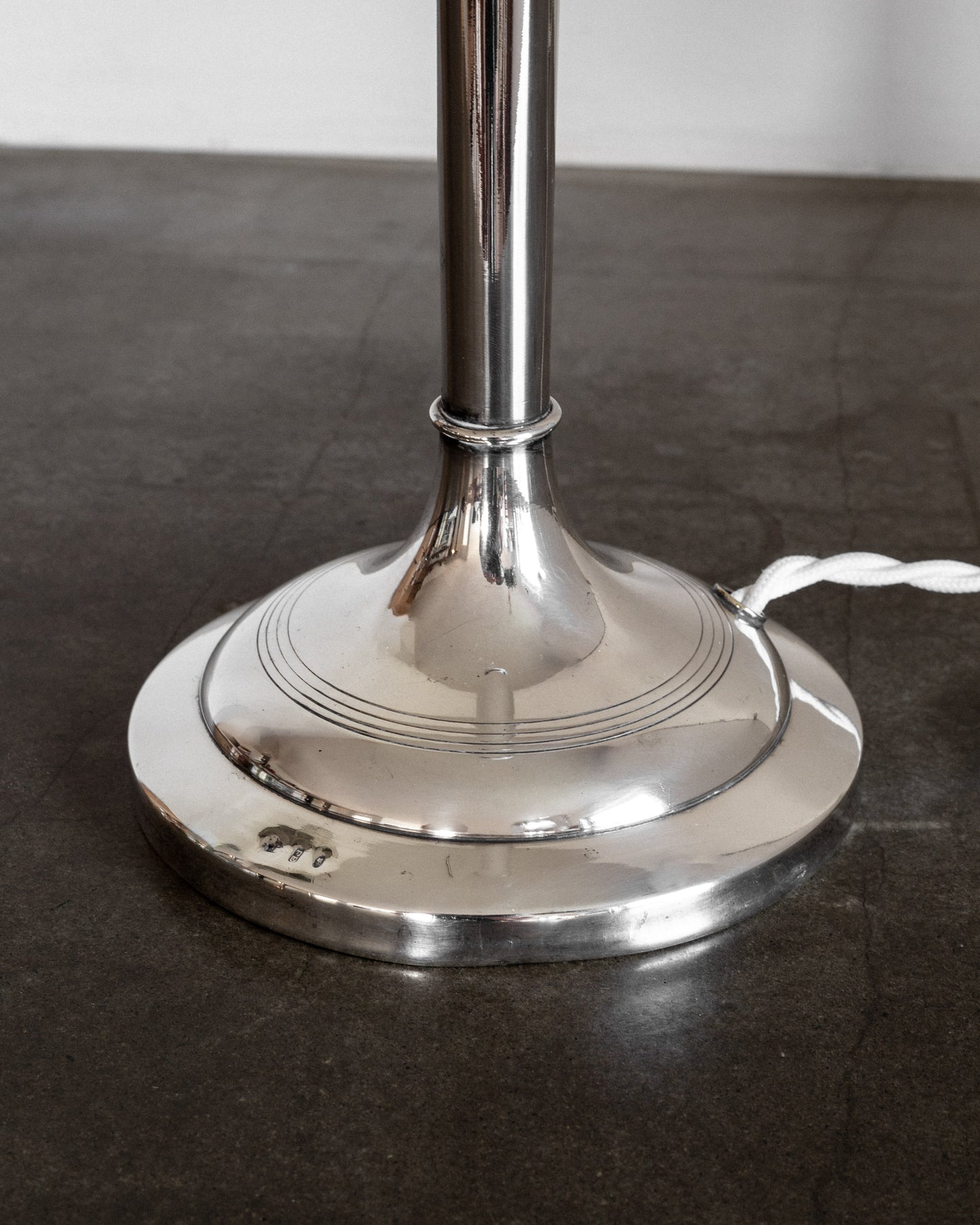 Silver-Plated Table Lamp