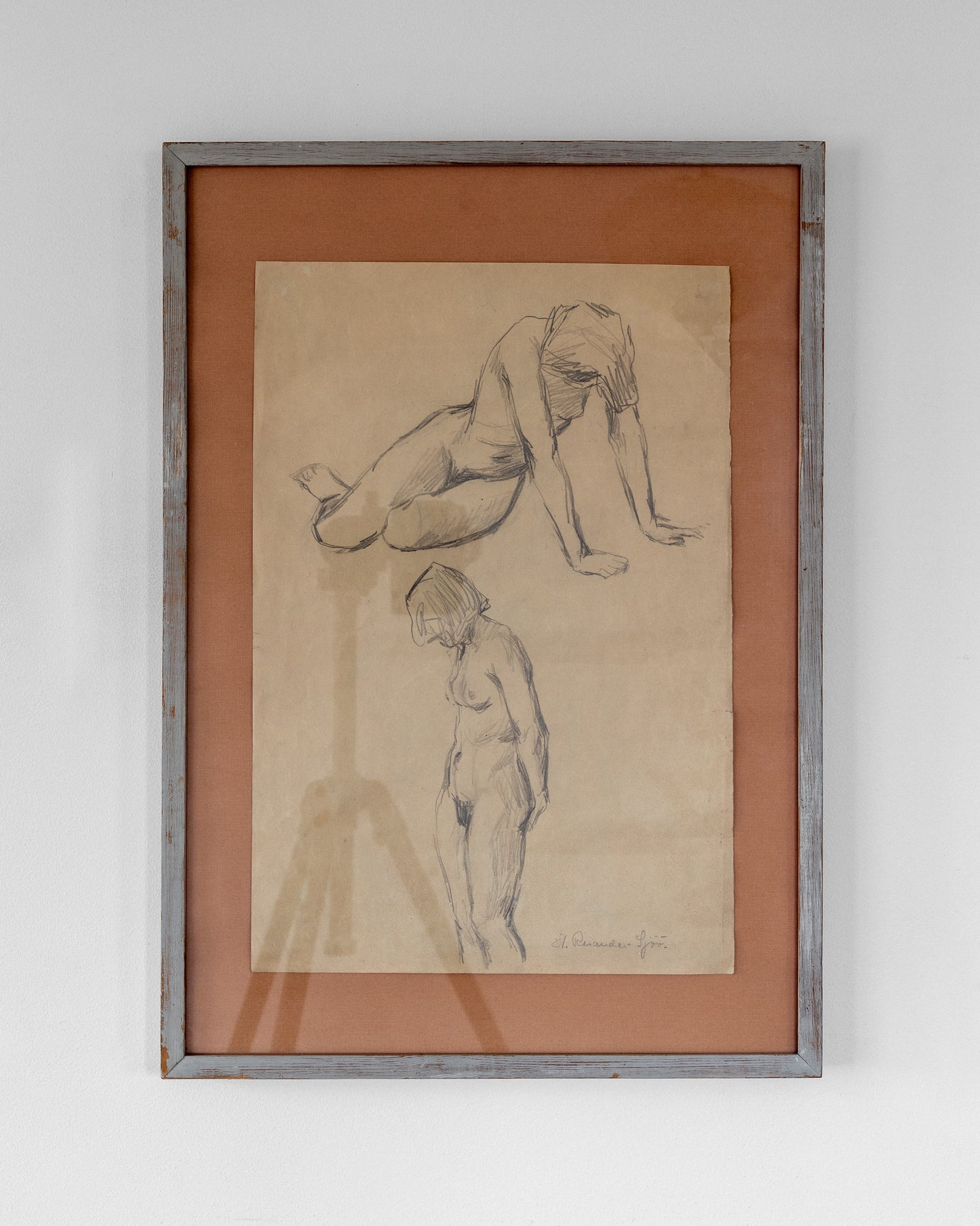 1940s Nude Drawing Study I