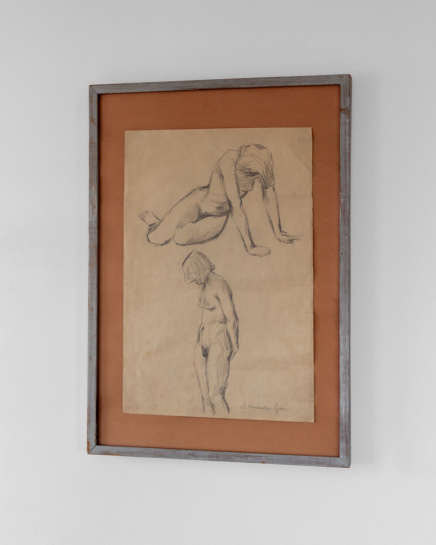 1940s Nude Drawing Study I