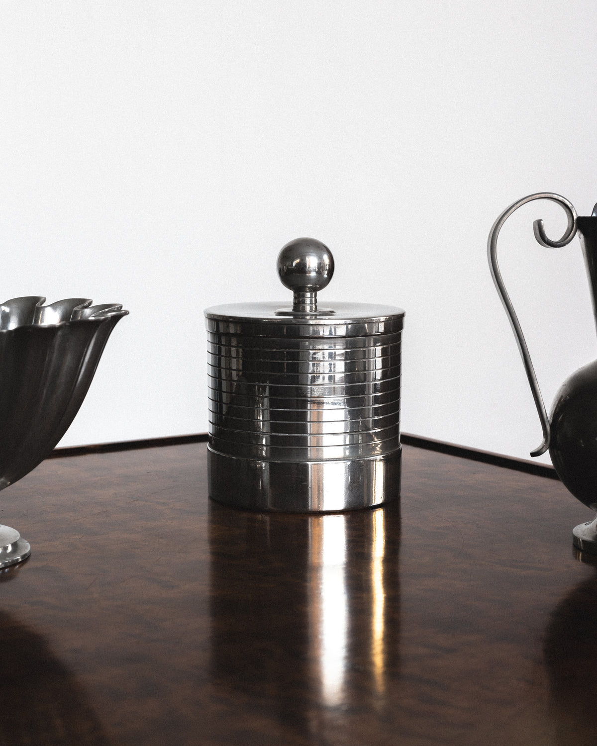 Functionalist Pewter Jar