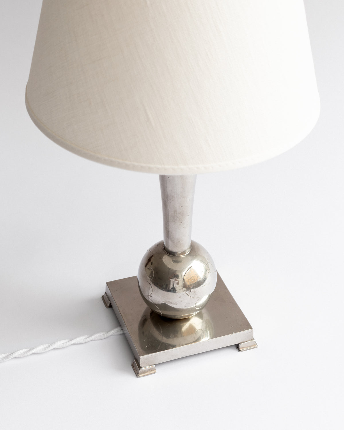Pewter Table Lamp