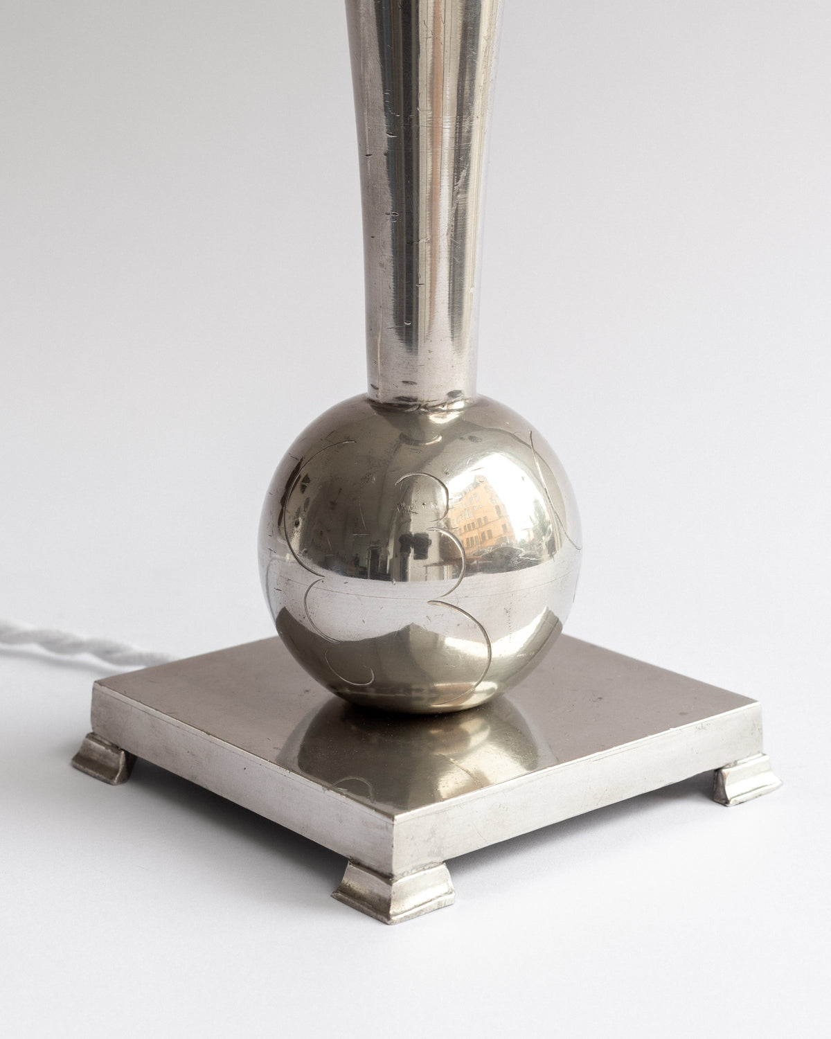 Pewter Table Lamp