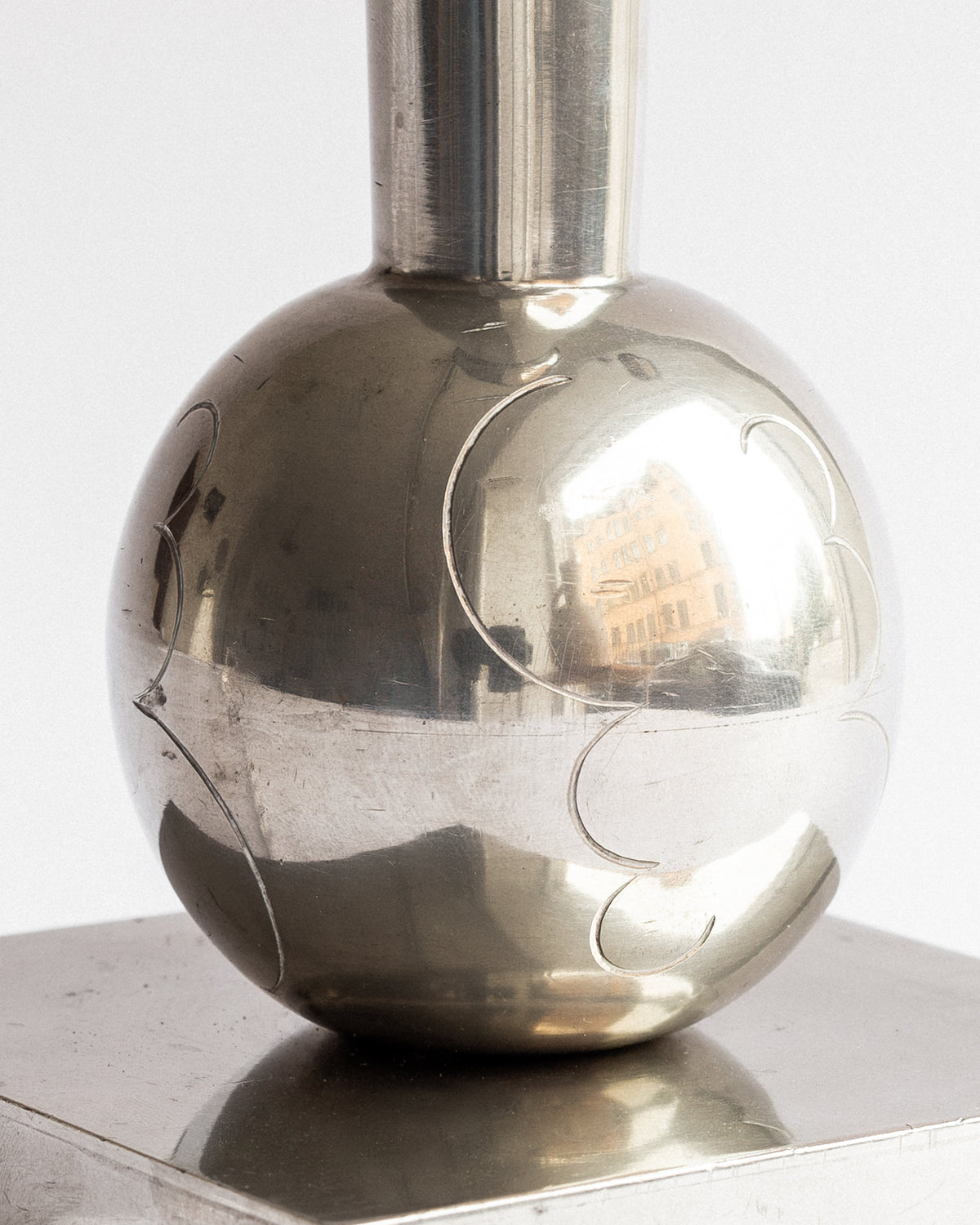 Pewter Table Lamp