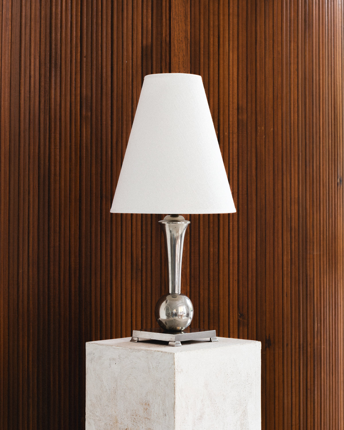 Pewter Table Lamp