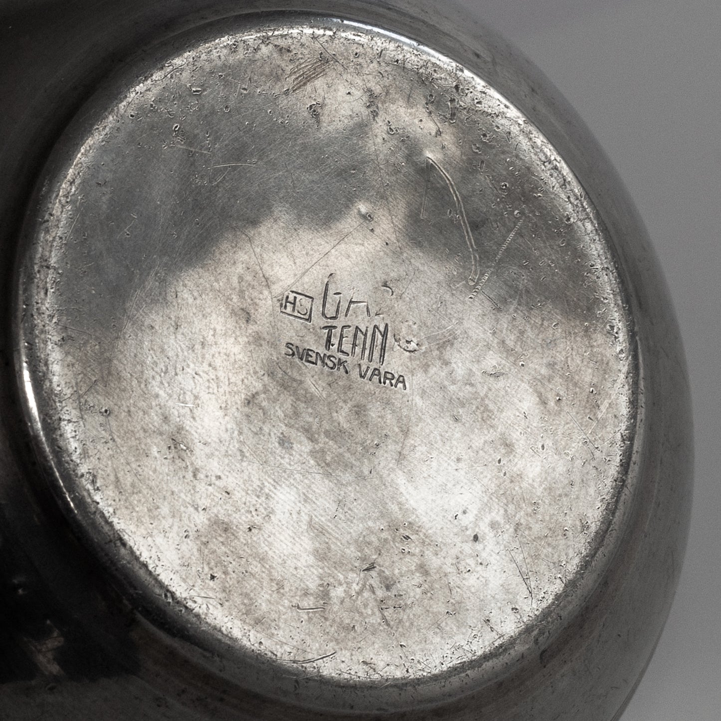 Modernist Pewter Vase