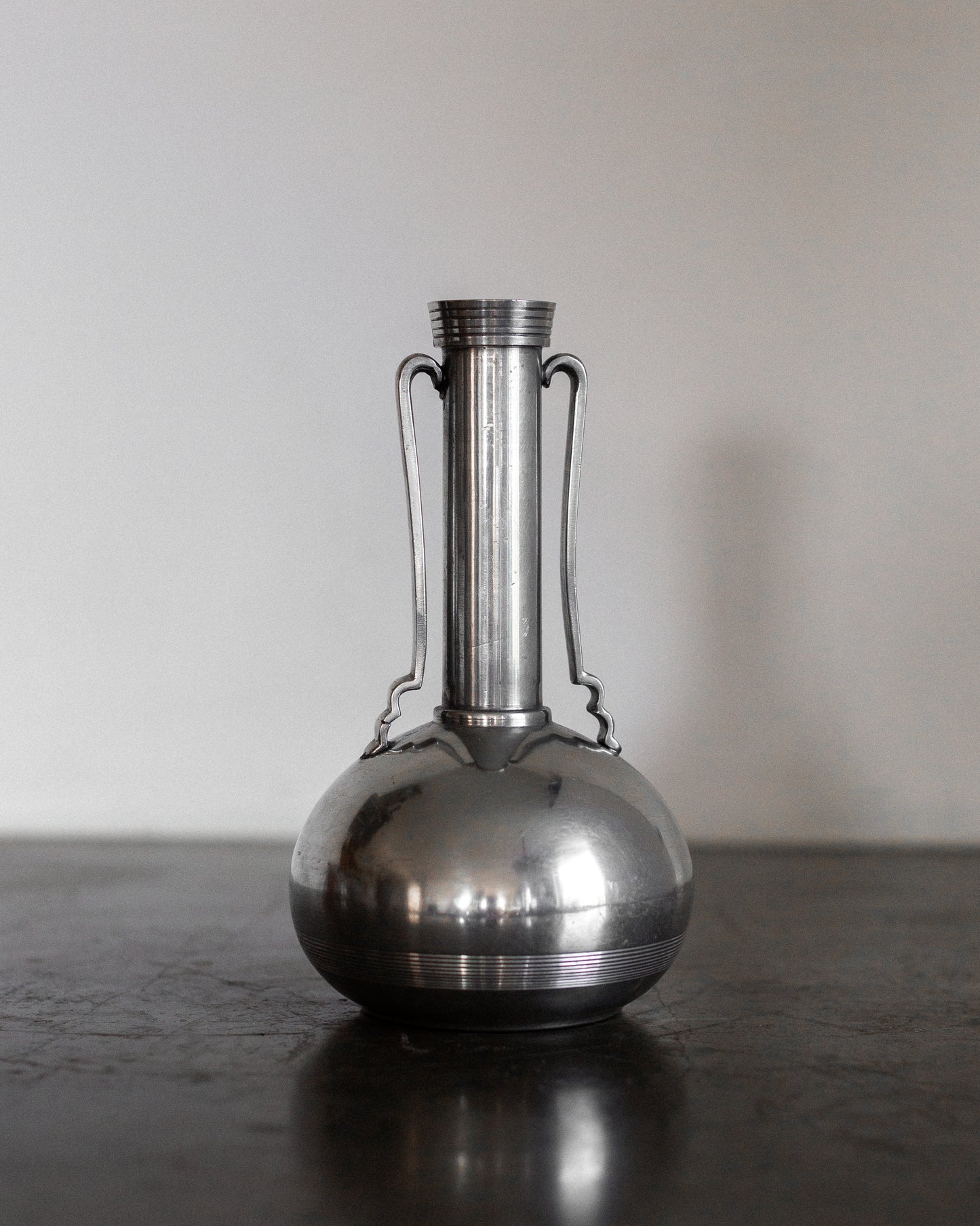 Modernist Pewter Vase