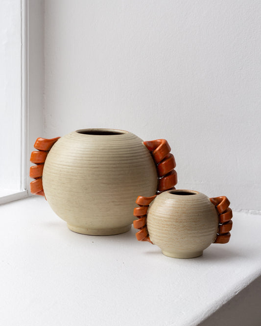 Modernist Handled Vases