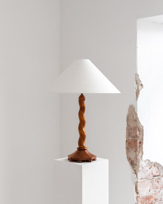 Handcrafted Birch Lamp, 1943