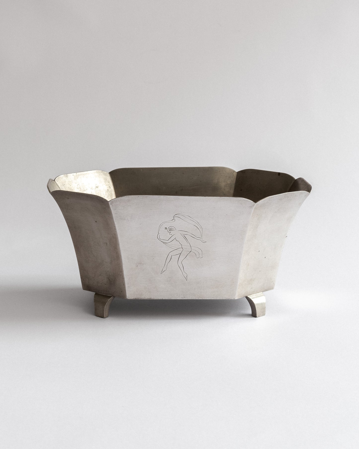 Pewter Jardinière