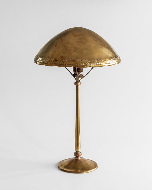 Jugend Brass Table Lamp